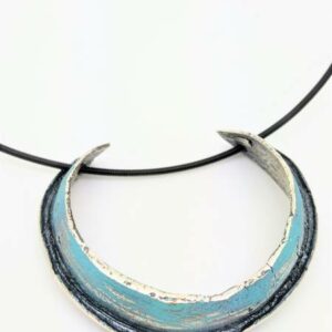 Collaret Orfega Ariel plata turquesa plata symeltech